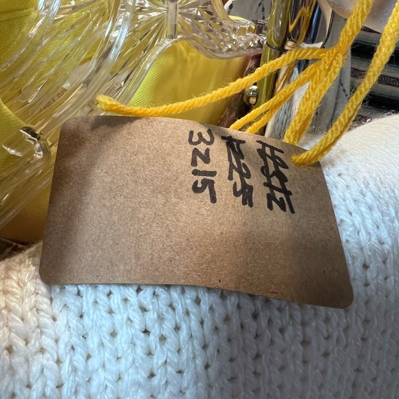 VINTAGE cottage floral chunky knit sweater feminine romantic 80s 90s cottagecore - Picture 14 of 14